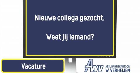 Nieuwe collega gezocht